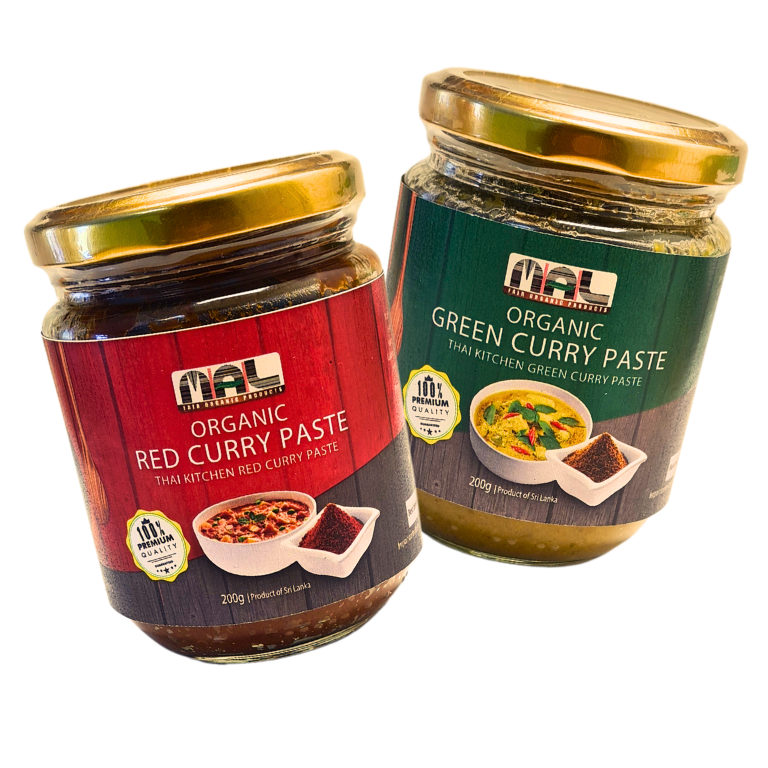 Organic Red & Green Curry Pastes